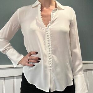 Silk Club Monaco button-down - XS/S